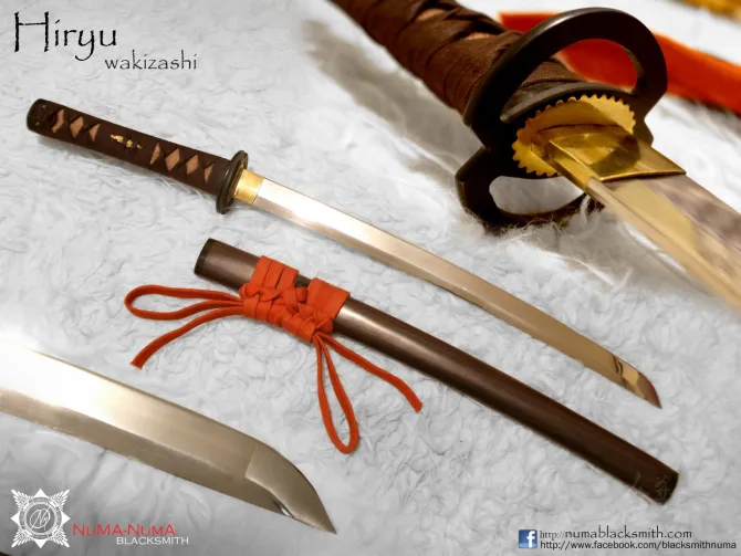 Japanese weapon "Hiryu" wakizashi  1 hiryu_ronin_class_wakizashi_b