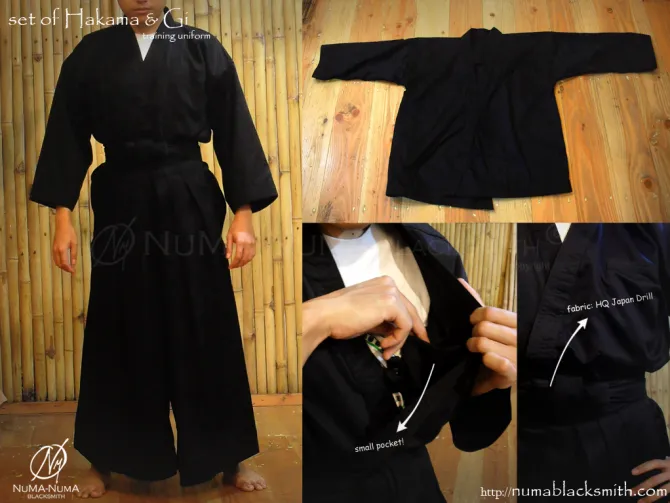 Training Item hakama n keikogi set 1 keikogi1