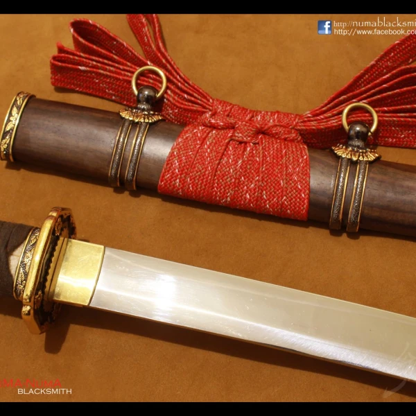 Japanese weapon Kodachi (gunto style)<br> 2 kodachi_gunto_hamon_d