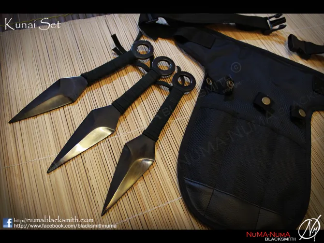 Japanese weapon Kunai 1 kunai_set