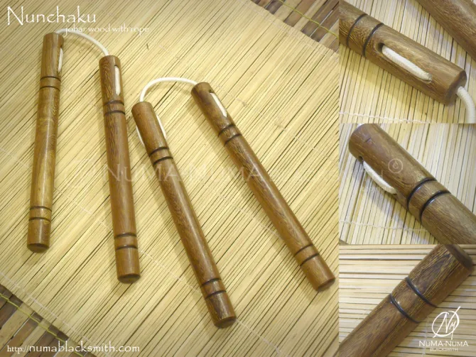 Wood Weapon Nunchaku Tali 1 nunchaku