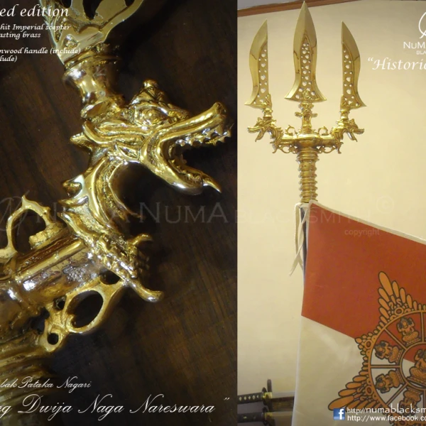 Historical Series Pataka Nagareswara (gold plated)  3 pataka_gold_plated3