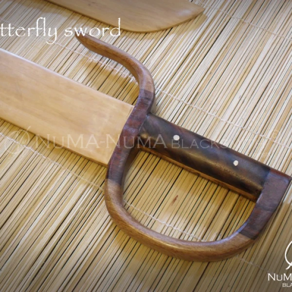 Wood Weapon wooden butterfly sword 2 sdc10296