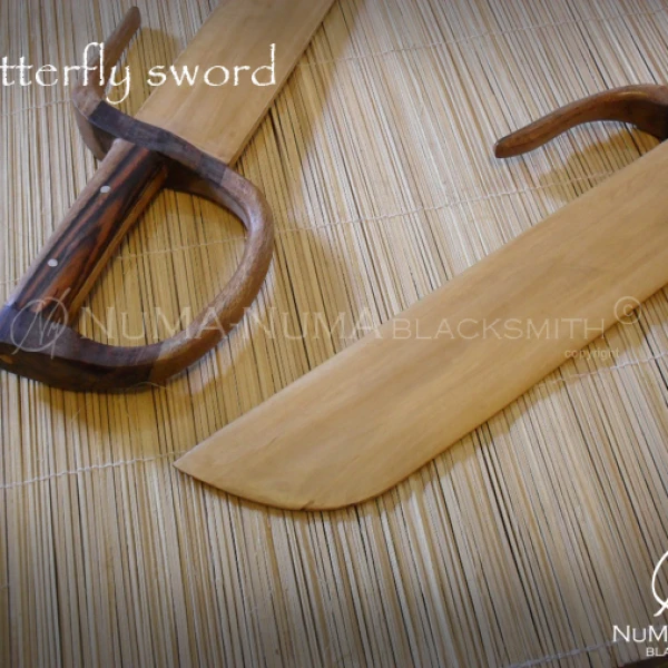 Wood Weapon wooden butterfly sword 3 sdc10297