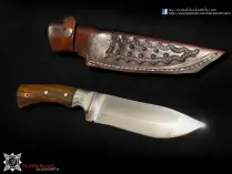 Skinner knife with hamon (limited)<br>