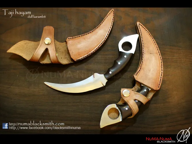 Indonesia weapon Tajim Hayam Karambit (dull) 1 taji_hayam_tumpul