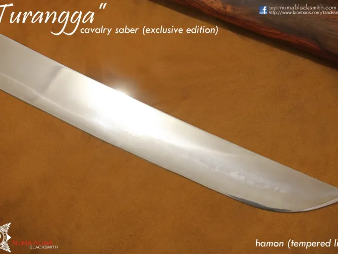 European weapon "Turangga" Cavalry Saber (recommended!) 4 turangga_cavalry_saber_hamon
